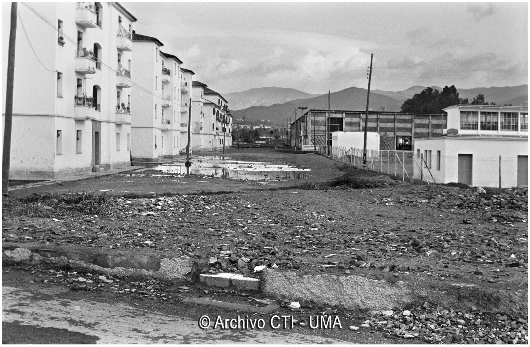 Málaga 1963. Avenida del Dr. Marañón