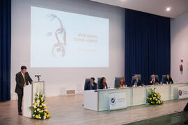 Intervención de Ernesto Pimentel. Homenaje en recuerdo del profesor José María Troya. Salón de Actos de la Escuela Técnica Superior de Ingeniería Informática. Octubre de 2016