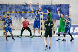 Partido Universidad de Mármara - Universidad de Oporto. Categoría masculina. Campeonato Europeo Universitario de Balonmano. Antequera. Julio de 2017