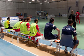 Partido Georgia contra Alemania. 14º Campeonato del Mundo Universitario de Fútbol Sala 2014 (FUTSAL). Antequera. Julio de 2014