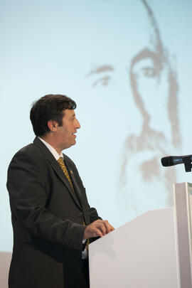 Ernesto Pimentel. Homenaje en recuerdo del profesor José María Troya. Salón de Actos de la Escuela Técnica Superior de Ingeniería Informática. Octubre de 2016