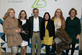 Momentos posteriores al acto del 25 Aniversario del Parque Tecnológico de Andalucía. Palacio de Ferias y Congresos de Málaga. Noviembre de 2017