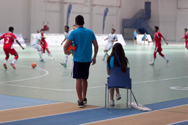Partido Azerbaiyán contra Omán. 14º Campeonato del Mundo Universitario de Fútbol Sala 2014 (FUTSAL). Antequera. Julio de 2014