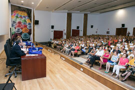 Graduación y clausura del curso del Aula de Mayores de la Universidad de Málaga. Paraninfo. Junio de 2017