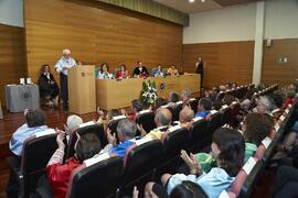 Discurso de Antonio García Berrio. Investidura como "Doctores Honoris Causa" de Antonio García Berrio y Pilar Palomo Vázquez por la Facultad de Filosofía y Letras de la Universidad de Málaga. Edificio del Rectorado. Junio de 2024