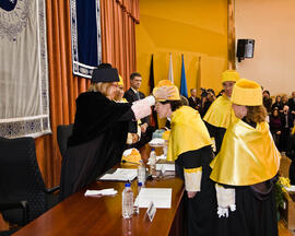 Investidura de nuevos doctores por la Universidad de Málaga. Paraninfo. Abril de 2008