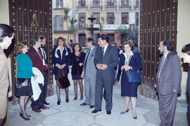 Visita del gobernador de Puerto Rico a la Universidad de Málaga y Obispado. 1993