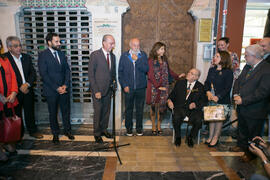 Inauguración de la placa conmemorativa de la Casa Natal de Eugenio Chicano. Málaga. Octubre de 2017