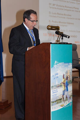 Acto inaugural. 4º Congreso Internacional de Actividad Físico-Deportiva para Mayores. Escuela Técnica Superior de Ingeniería Informática y Telecomunicaciones. Marzo de 2011