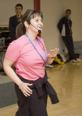 Taller de Bailes de Salón. 2º Congreso Internacional de Actividad Físico-Deportiva para Mayores de la Universidad de Málaga. Palacio de Ferias y Congresos de Málaga. Marzo de 2007
