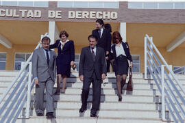 Visita del gobernador de Puerto Rico a la Universidad de Málaga y Obispado. 1993