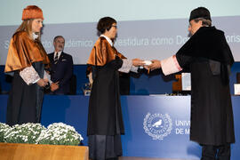 Investidura de Kazuyo Sejima como Doctora "Honoris Causa" por la Escuela de Arquitectura de la Universidad de Málaga. Paraninfo. Octubre de 2019