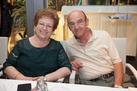 Retrato. Cena Homenaje a profesores y PAS jubilados de la Facultad de Económicas. Restaurante El Palmeral. Septiembre de 2015