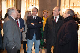 Inauguración de la exposición "La Universidad de Málaga del Siglo XXI".  Calle Larios. Enero de 2017