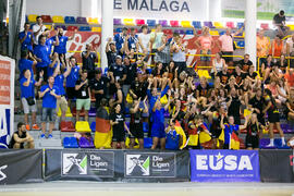 Partido Universidad de Suceava - Universidad de Duisburg-Essen. Categoría masculina. Campeonato Europeo Universitario de Balonmano. Antequera. Julio de 2017