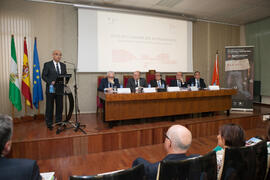José Juan Benítez Rochel en la clausura del 50 Aniversario de la Facultad de Económicas. Facultad de Ciencias Económicas y Empresariales. Marzo de 2016