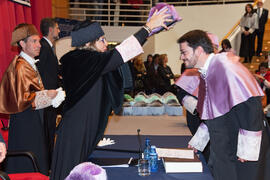Investidura de nuevos doctores por la Universidad de Málaga. Salón de Actos de la Facultad de Derecho. Enero de 2013
