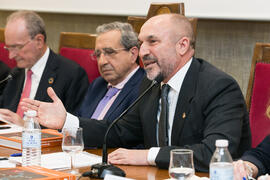 Eugenio José Luque. Presentación de la memoria del 50 Aniversario de la Facultad de Económicas. Facultad de Ciencias Económicas y Empresariales. Marzo de 2019