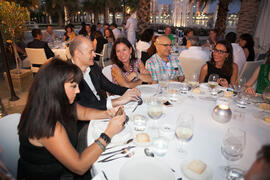 Cena de gala en el restaurante El Palmeral. Olimpiada Española de Economía, Fase Nacional. Puerto de Málaga Muelle 2 El Palmeral de las Sorpresas. Junio de 2015
