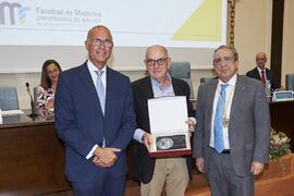 Reconocimiento a personal jubilado. Celebración del 50 Aniversario de la Facultad de Medicina de la Universidad de Málaga. Facultad de Medicina. Octubre de 2022