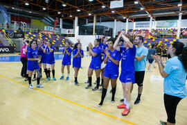 Partido Universidad de Aveiro - Universidad de Colonia. Categoría Femenina. Campeonato Europeo Universitario de Balonmano. Antequera. Julio de 2017