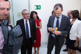 Visita del ministro de Ciencia, Innovación y Universidades, Pedro Duque. Edificio del Rectorado. Junio de 2018