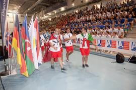 Ceremonia de apertura del IX Campeonato de Europa Universitario de Fútbol Sala. Antequera. Julio de 2013
