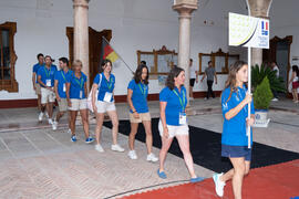 Desfile de deportistas. Ceremonia de inauguración del Campeonato Europeo de Golf Universitario. Antequera. Junio de 2019