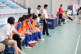 Partido Costa Rica contra China Taipéi. 14º Campeonato del Mundo Universitario de Fútbol Sala 2014 (FUTSAL). Antequera. Julio de 2014
