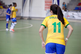 Partido Brasil contra China Taipéi. 14º Campeonato del Mundo Universitario de Fútbol Sala 2014 (FUTSAL). Antequera. Julio de 2014