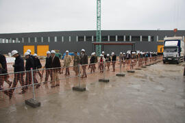 Visita del alcalde de Málaga a la ampliación del Campus de Teatinos de la Universidad de Málaga. Marzo de 2009