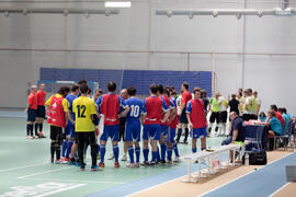 Partido Alemania contra Israel. 14º Campeonato del Mundo Universitario de Fútbol Sala 2014 (FUTSAL). Antequera. Julio de 2014