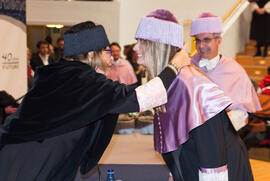 Investidura de nuevos doctores por la Universidad de Málaga. Salón de Actos de la Facultad de Derecho. Enero de 2013