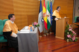 Investidura como Doctor "Honoris Causa" de Manuel Molina Lozano por la Facultad de Turismo de la Universidad de Málaga. Rectorado. Abril 2016
