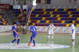 Partido China contra China Taipéi. 14º Campeonato del Mundo Universitario de Fútbol Sala 2014 (FUTSAL). Antequera. Julio de 2014