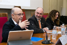 Conferencia de Cristóbal Montoro. XII Jornadas Andaluzas de Enseñanza de Economía. Facultad de Ciencias Económicas y Empresariales. Febrero de 2019