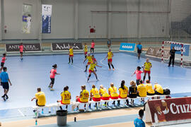 Partido India - Rumanía. Categoría femenina. Campeonato del Mundo Universitario de Balonmano. Antequera. Junio de 2016