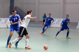 Partido Alemania contra Israel. 14º Campeonato del Mundo Universitario de Fútbol Sala 2014 (FUTSAL). Antequera. Julio de 2014
