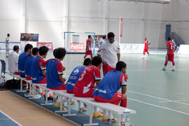 Partido Azerbaiyán contra Omán. 14º Campeonato del Mundo Universitario de Fútbol Sala 2014 (FUTSAL). Antequera. Julio de 2014