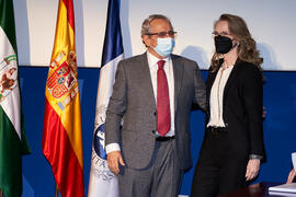 Toma de posesión de Nuria Rodríguez Ortega como nueva catedrática del Área de Historia del Arte de la Universidad de Málaga. Paraninfo. Diciembre de 2021