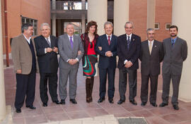 Entrega de distinciones por el Día de Andalucía. Escuela Técnica Superior de Ingeniería Informática. Febrero de 2007