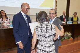 Reconocimiento a personal jubilado. Celebración del 50 Aniversario de la Facultad de Medicina de la Universidad de Málaga. Facultad de Medicina. Octubre de 2022