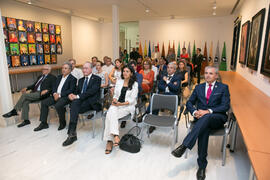 Asistentes a la presentación del Centro Internacional de Autoridades y Líderes en la Universidad de Málaga. Edificio del Rectorado. Julio de 2018