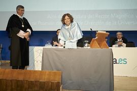 Toma de posesión de María José Berlanga Palomo como nueva Vicerrectora de Igualdad y Política Social de la Universidad de Málaga. Paraninfo. Marzo de 2024