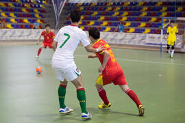 Partido Portugal contra China. 14º Campeonato del Mundo Universitario de Fútbol Sala 2014 (FUTSAL). Antequera. Julio de 2014