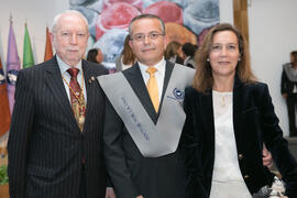 Foto de grupo tras la investidura de nuevos doctores por la Universidad de Málaga. Paraninfo. Marzo de 2017