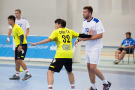 Partido China Taipei - Rusia. Categoría masculina. Campeonato del Mundo Universitario de Balonmano. Antequera. Junio de 2016