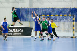Partido Universidad de Barcelona - Universidad de Rzeszow. Categoría masculina. Campeonato Europeo Universitario de Balonmano. Antequera. Julio de 2017