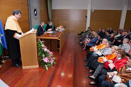 Investidura como Doctor "Honoris Causa" de Manuel Molina Lozano por la Facultad de Turismo de la Universidad de Málaga. Rectorado. Abril 2016