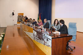Inauguración del 5º Congreso Internacional de actividad físico-deportiva para mayores de la Universidad de Málaga en la E.T.S.I. Marzo de 2013